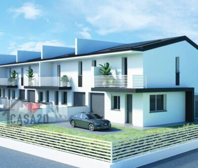 Villetta ad angolo con ampio giardino nuova costruzione